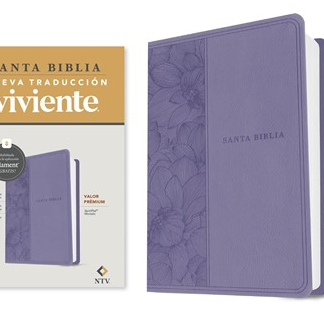 Biblia NTV con Filament Tapa Pu Purpura