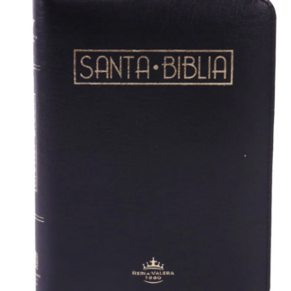 BIBLIA RVR60 055cZLG L11 PJR T SIMIL CIERRE COLOR NEGRO CANTO ROJO AYUDAS QR