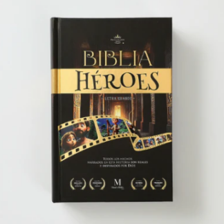 Biblia RVR60 Biblia Rvr063c 15 X 22 Héroes Tapa Dura Negra